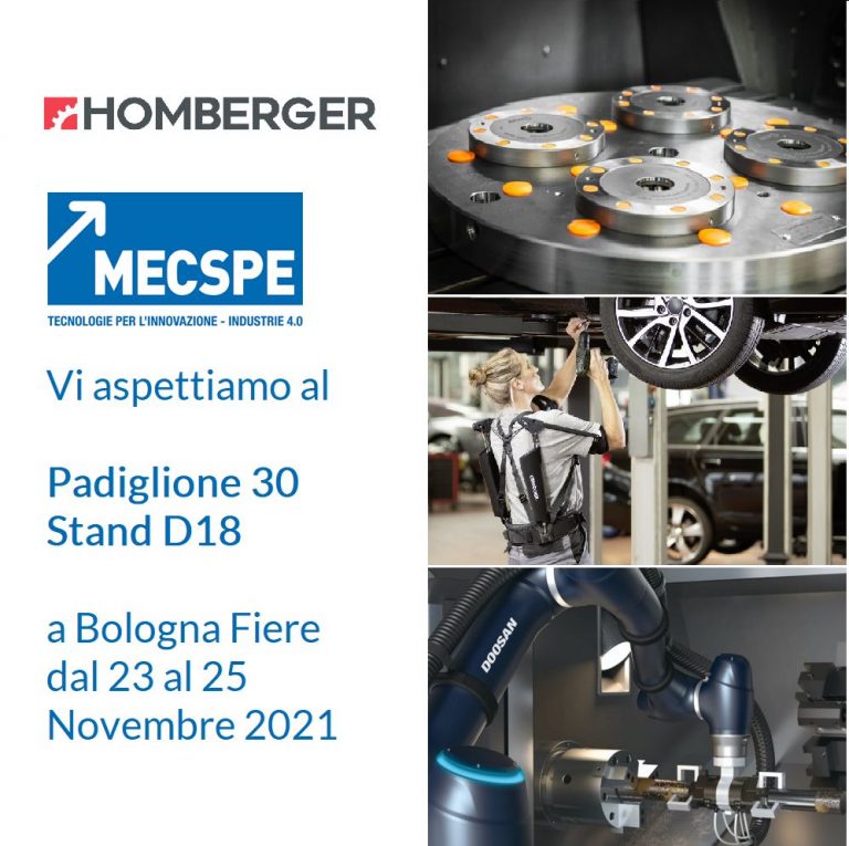 MECSPE 2021 – Padiglione 30 Stand D18