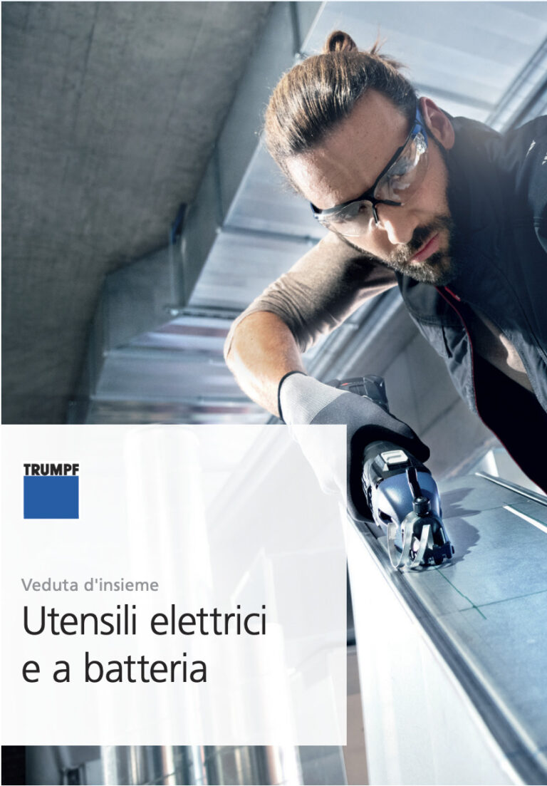 Nuova Brochure “Utensili Elettrici e a Batteria” TRUMPF